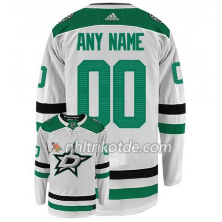Dallas Stars Trikot Custom Adidas Weiß Authentic - Herren